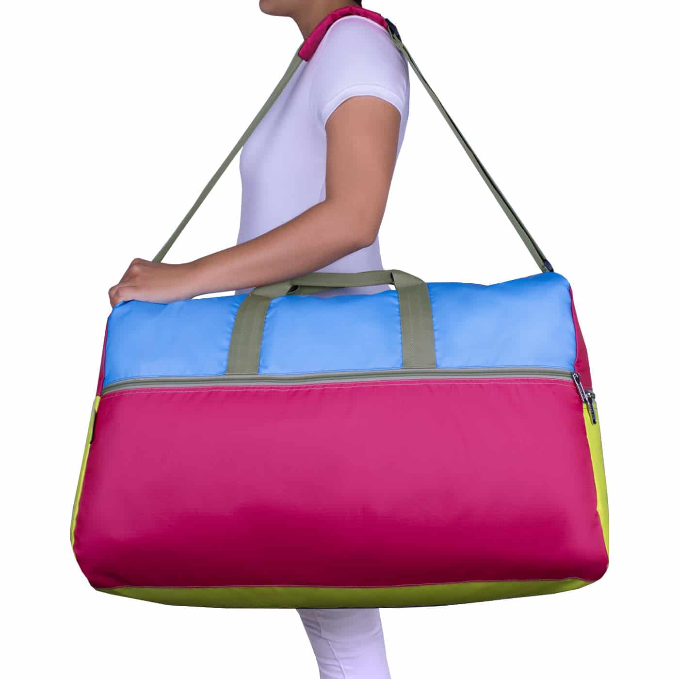 Maleta XL ULTRA Plegable Estampado Neon Citybags Multicolor - miniatura 3