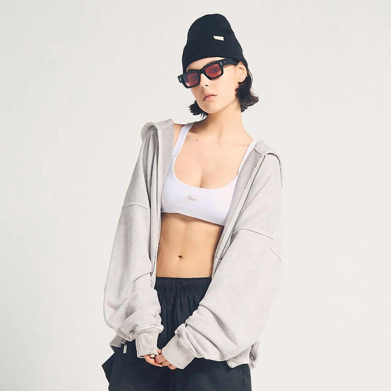 Classic Zipper Hoodie - Washed Gray - miniatura 4