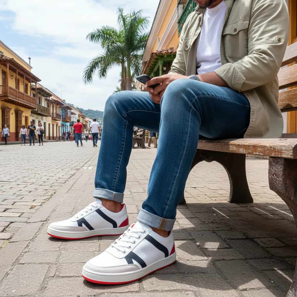 Clásicos Blanco, Rojo, Azul y Gris – Tenis ÁGUILA - miniatura 6