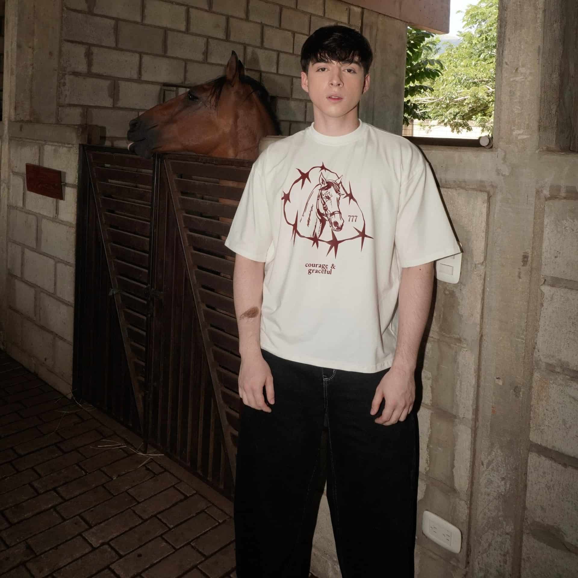 Bone T-Shirt Boxy Horse - miniatura 3