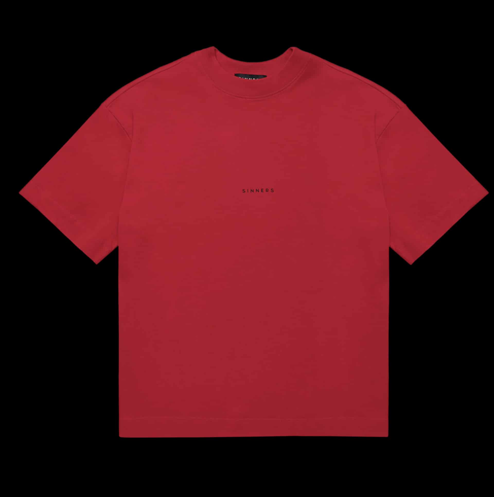 CENTER LOGO RED T-SHIRT - miniatura 1