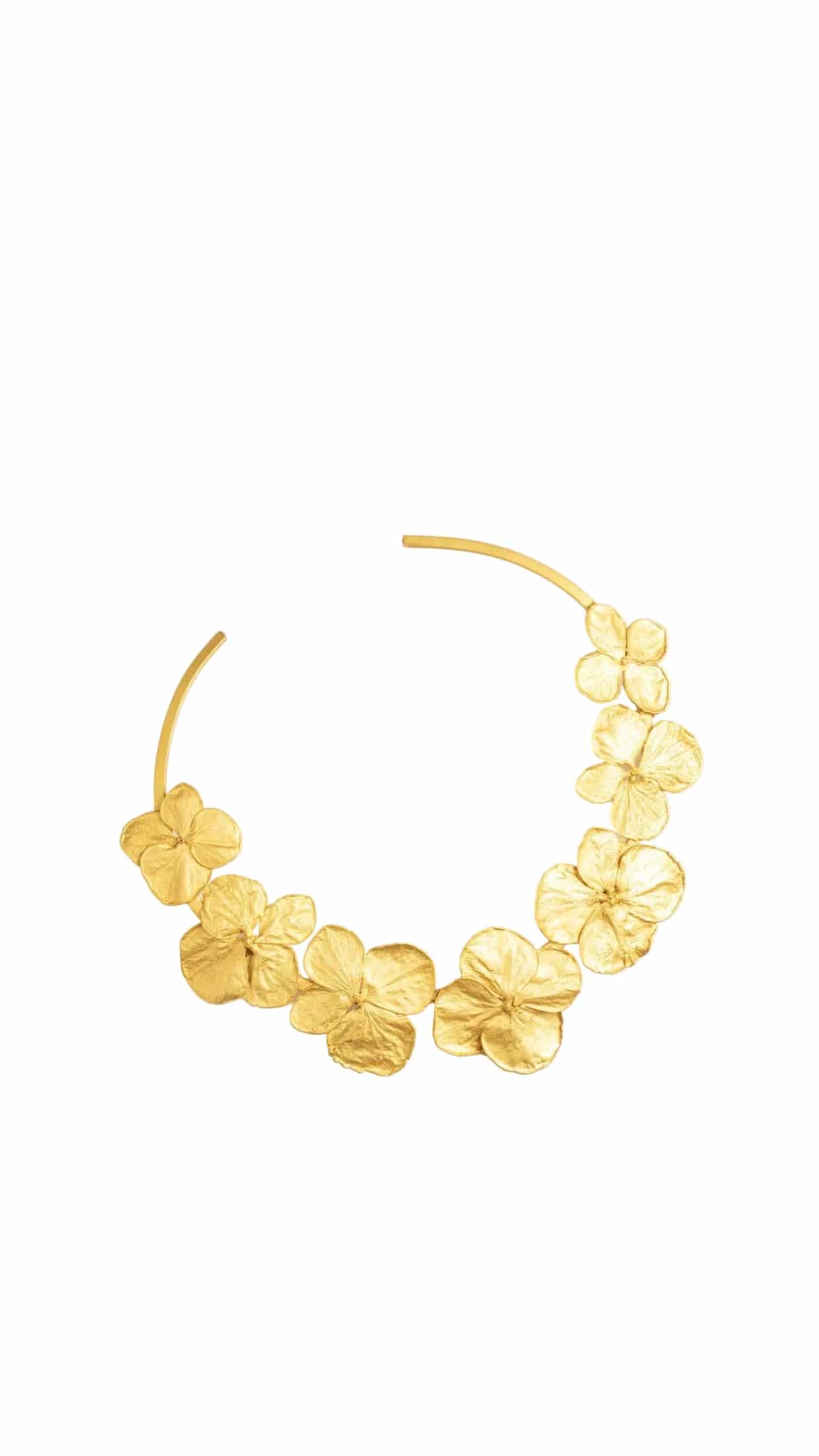 COLLAR HOOP HORTENSIAS - miniatura 1