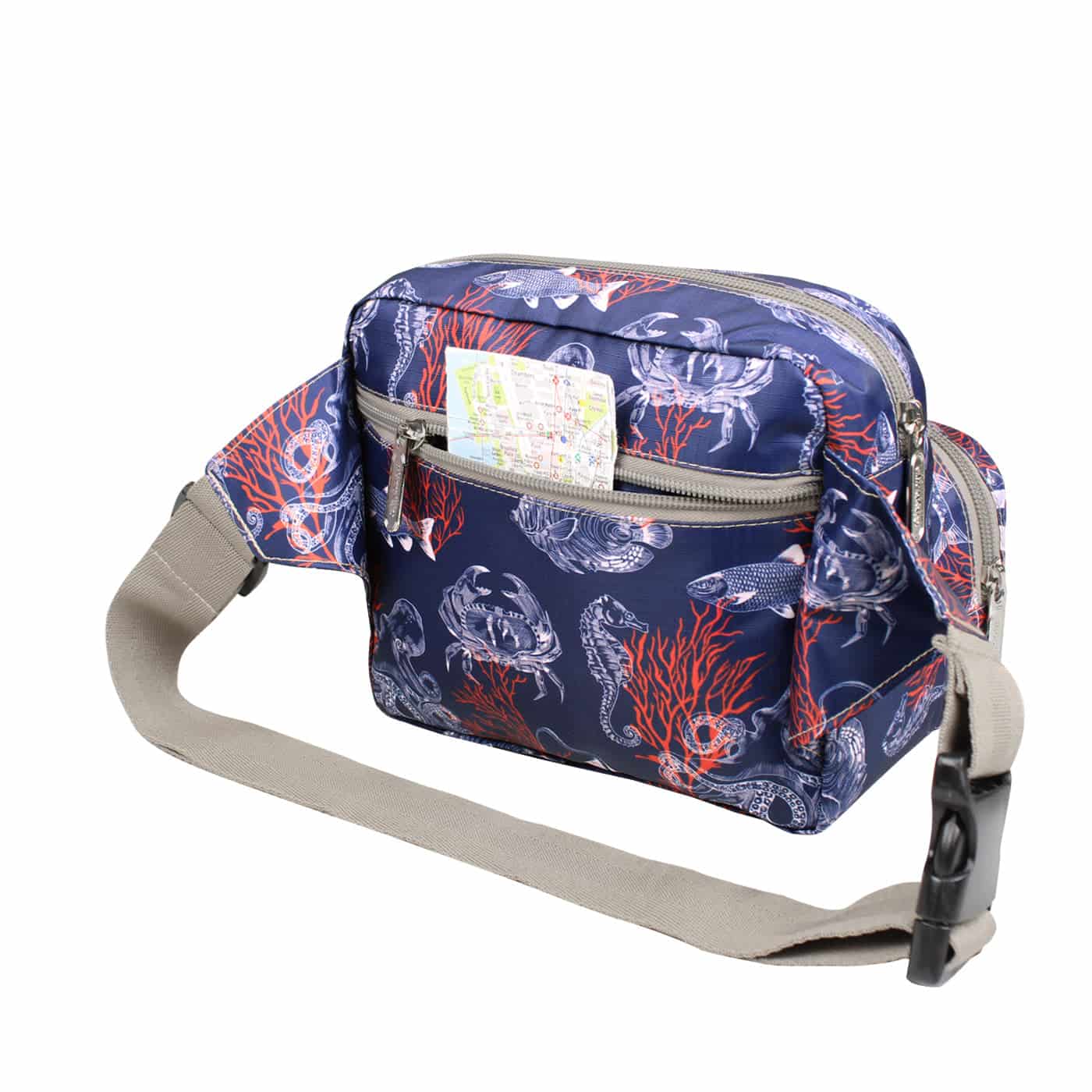 Canguro XL ULTRA Plegable Estampado Vida Multicolor Citybags - miniatura 4
