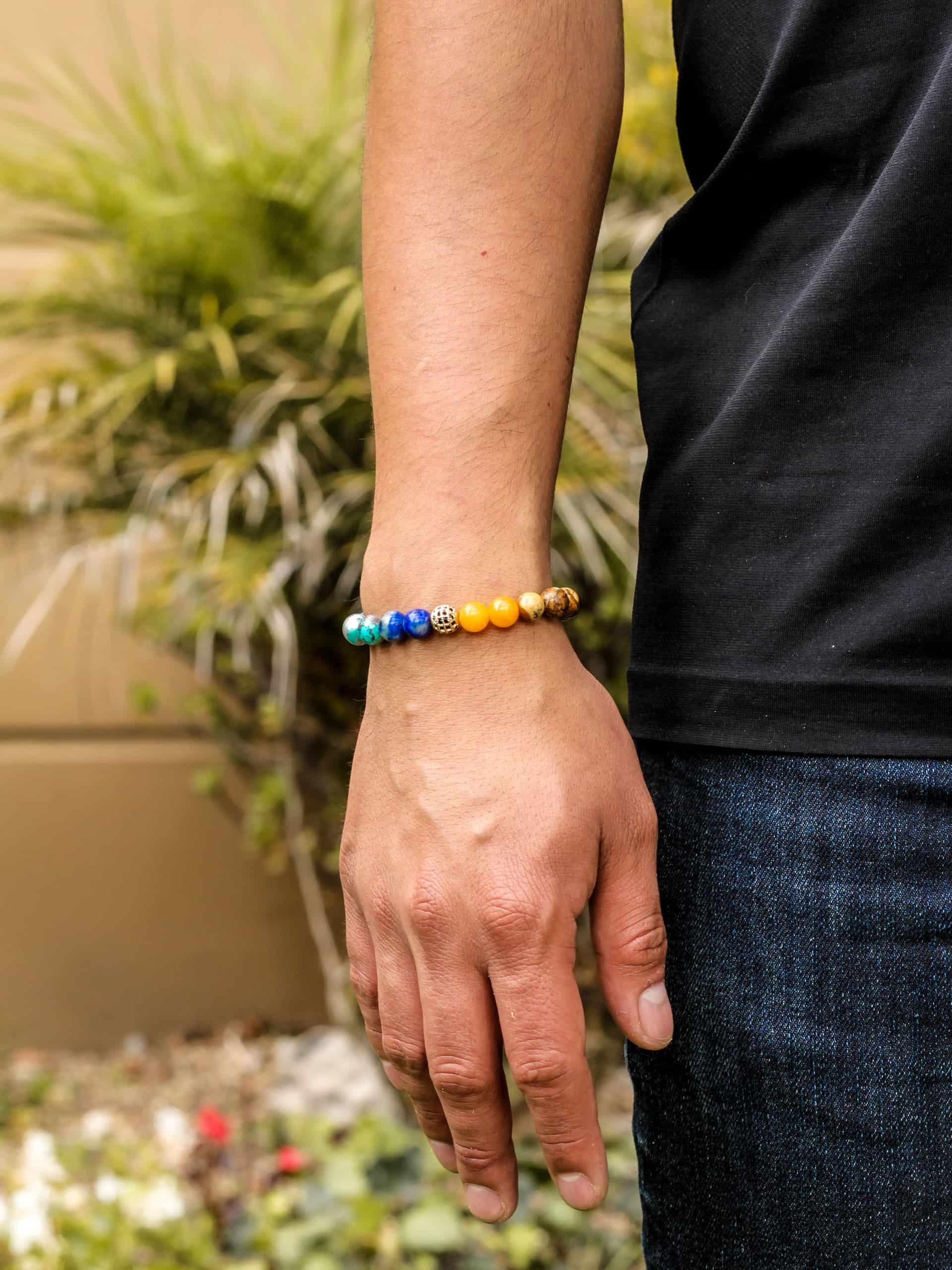 Brazalete Mundo 8mm - miniatura 2