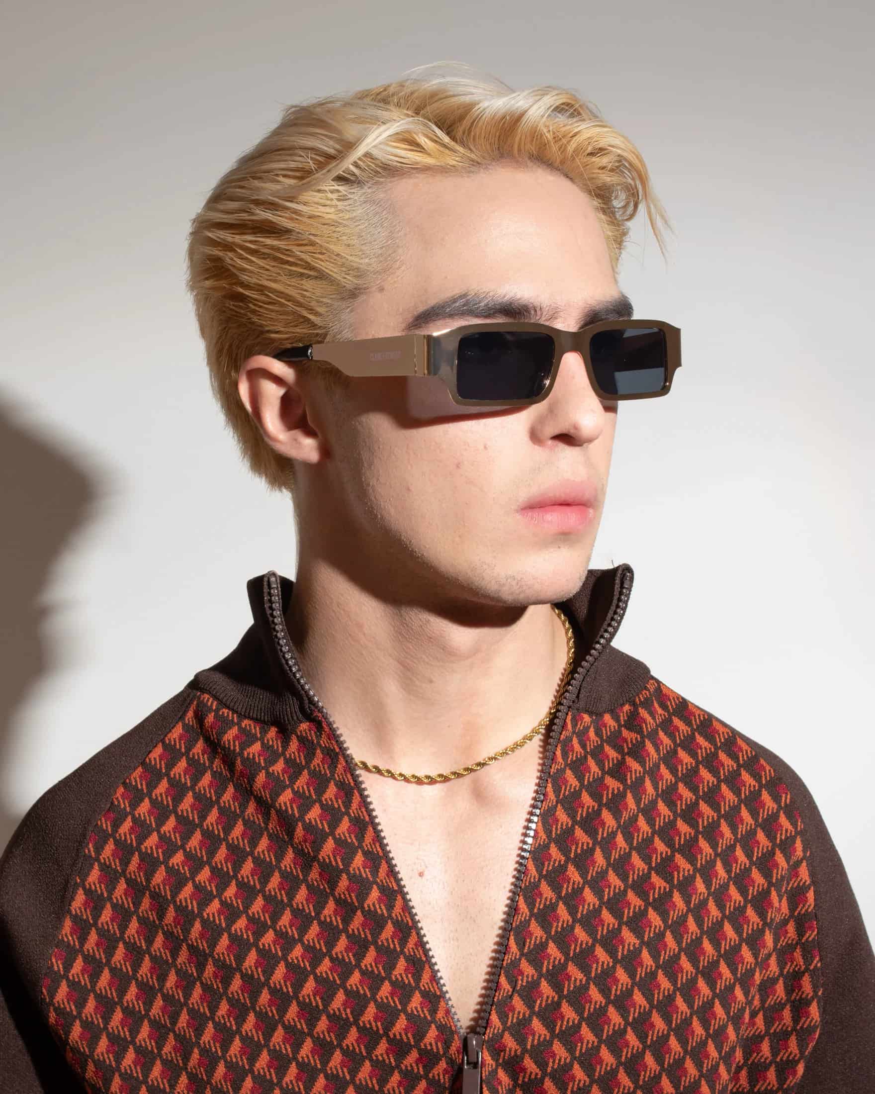 HENDRIX SUNGLASSES - GOLDEN/BLACK - miniatura 5