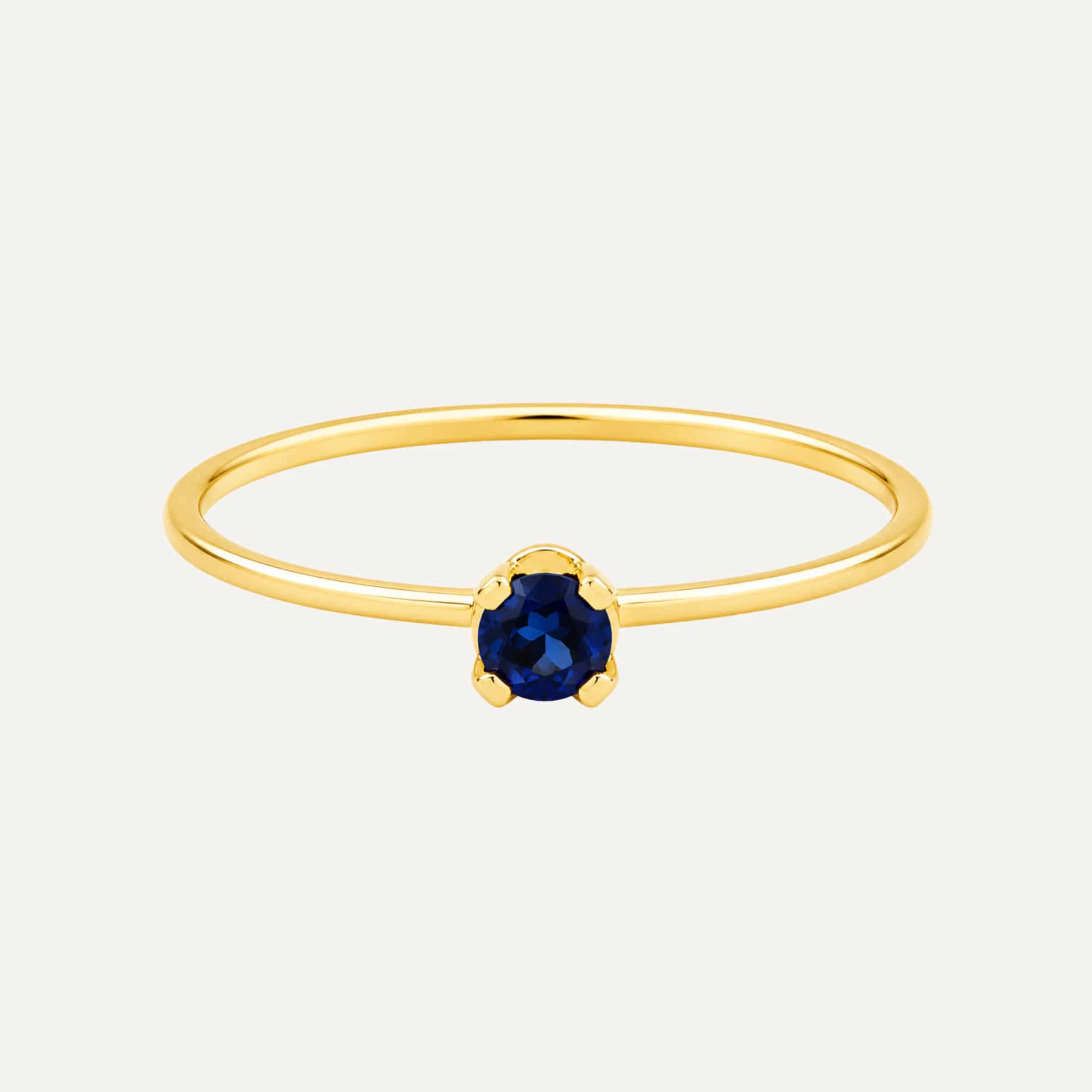 Anillo Birthstone liso - miniatura 4