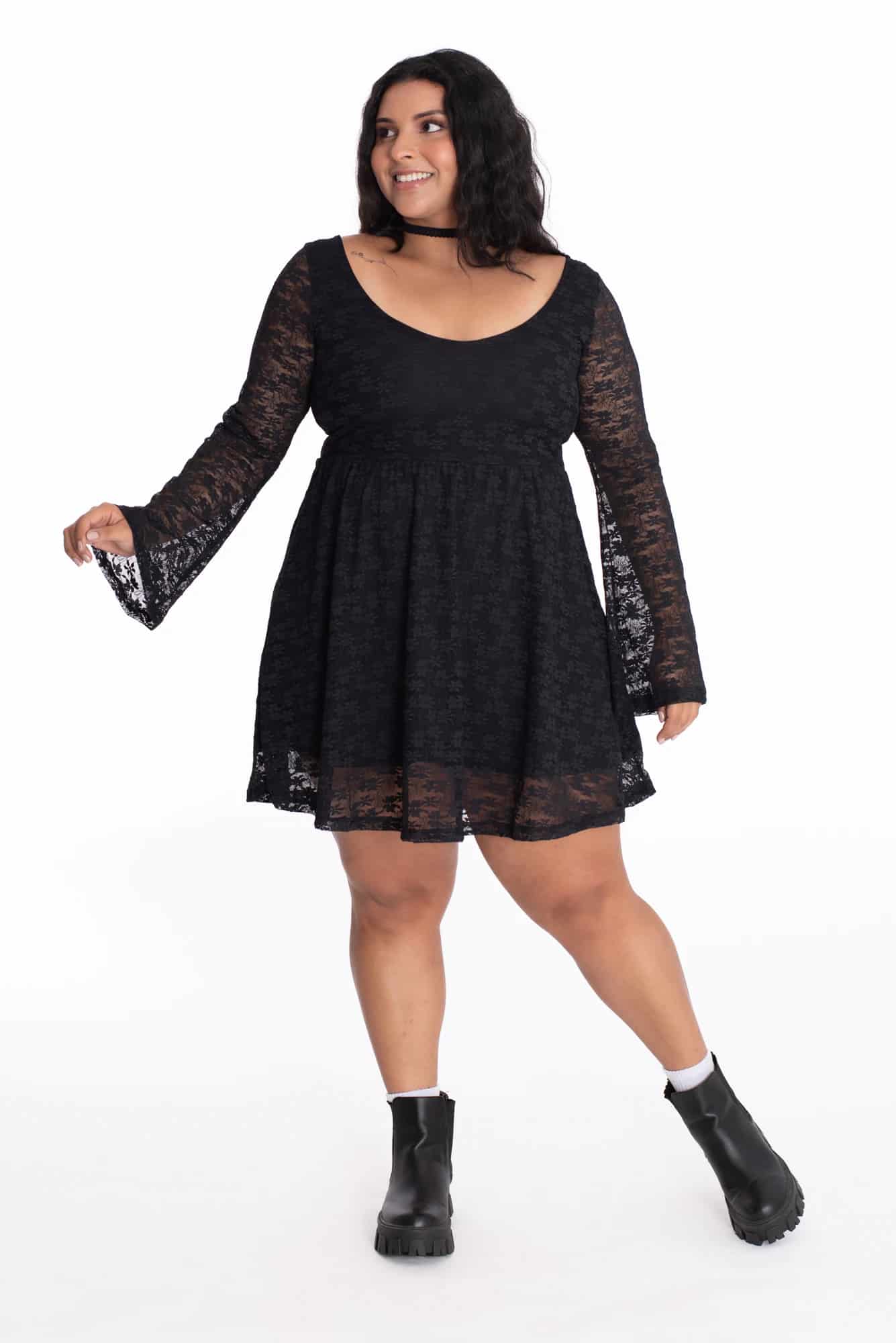 Vestido Florencia Negro - miniatura 17