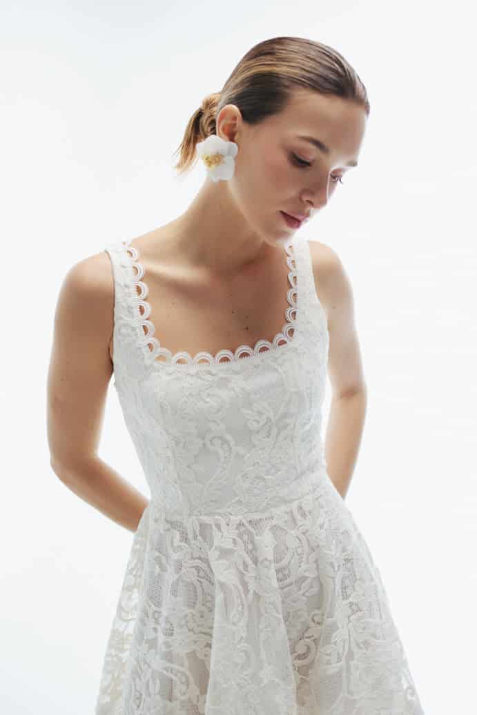HAVANA MINI DRESS WHITE - miniatura 7