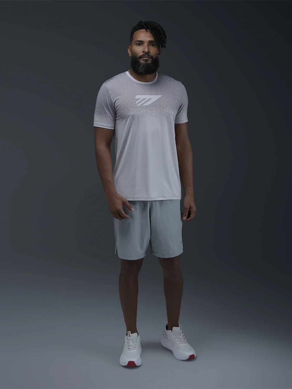 Pantaloneta Deportiva Gris - miniatura 4