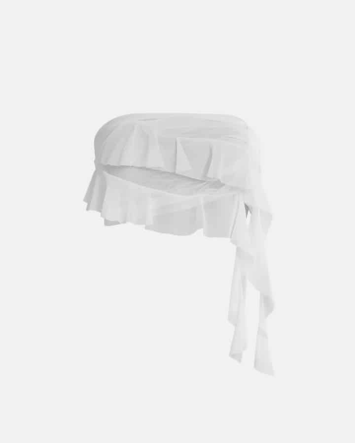 TOP JACLINE MESH BLANCO - miniatura 2