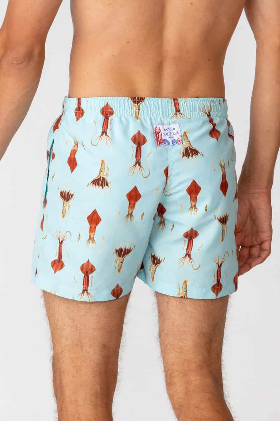 Men's swim trunk white egret - miniatura 6