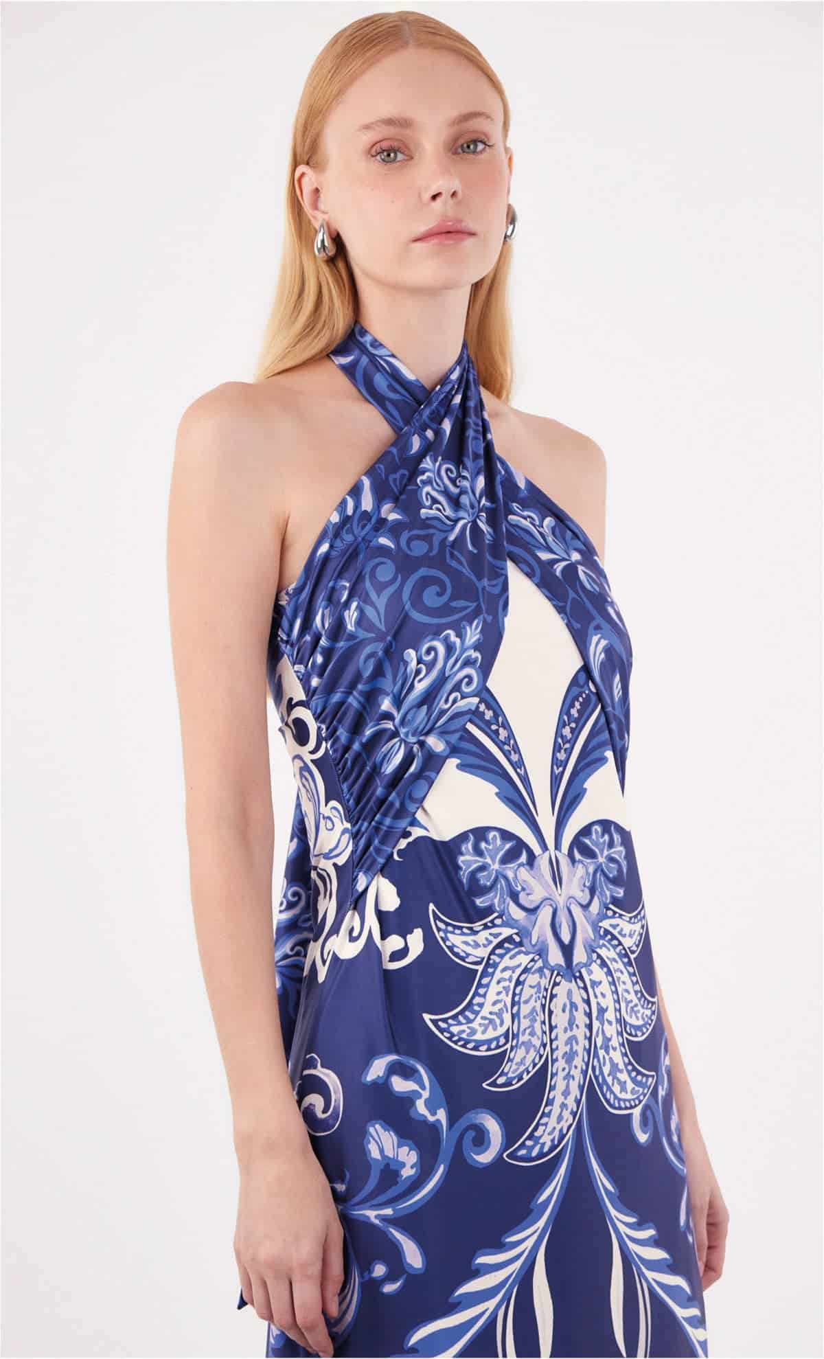 Vestido largo Ramtin Tiles - miniatura 4