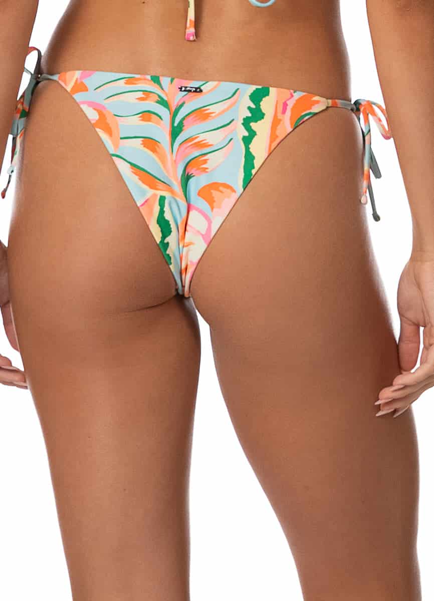 Maaji Fiesta Bloom Sunning Low Rise Tie Side Bikini Bottom - miniatura 3