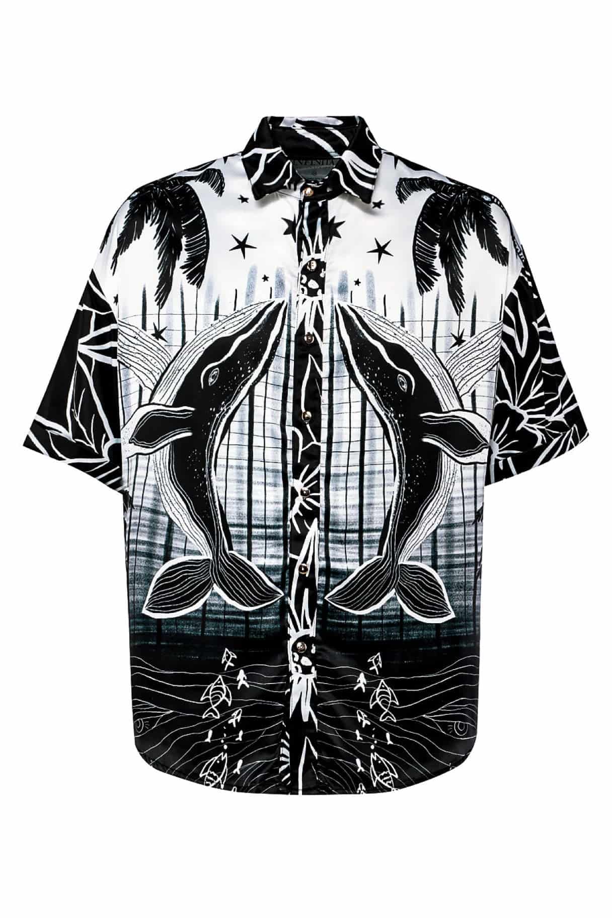 Camisa Manga corta Unisex / Ilustración Mar y Manglar - miniatura 1