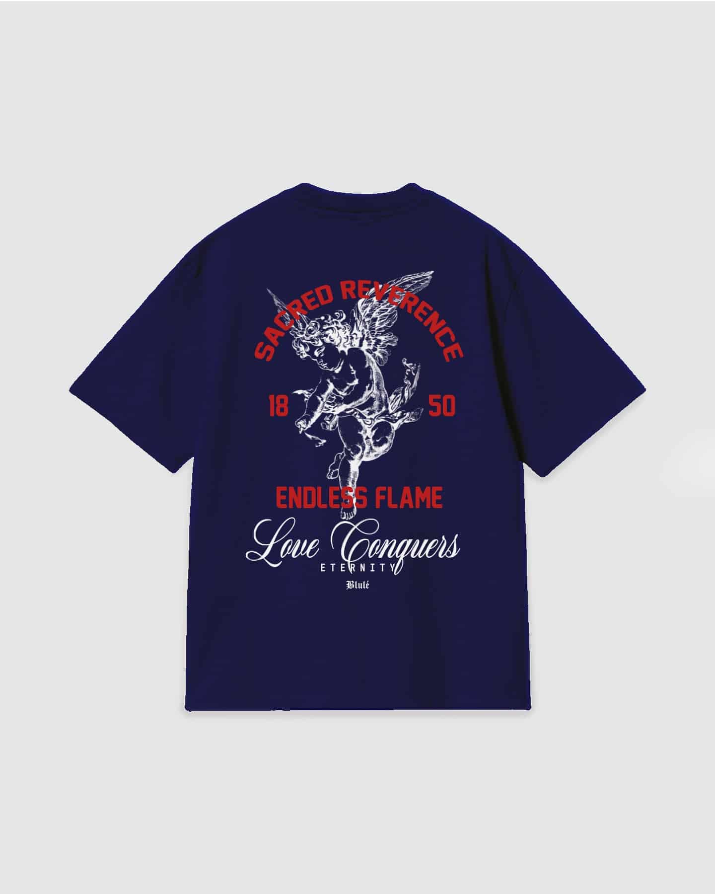 Oversized T Shirt Reverence Blue Navy - miniatura 1