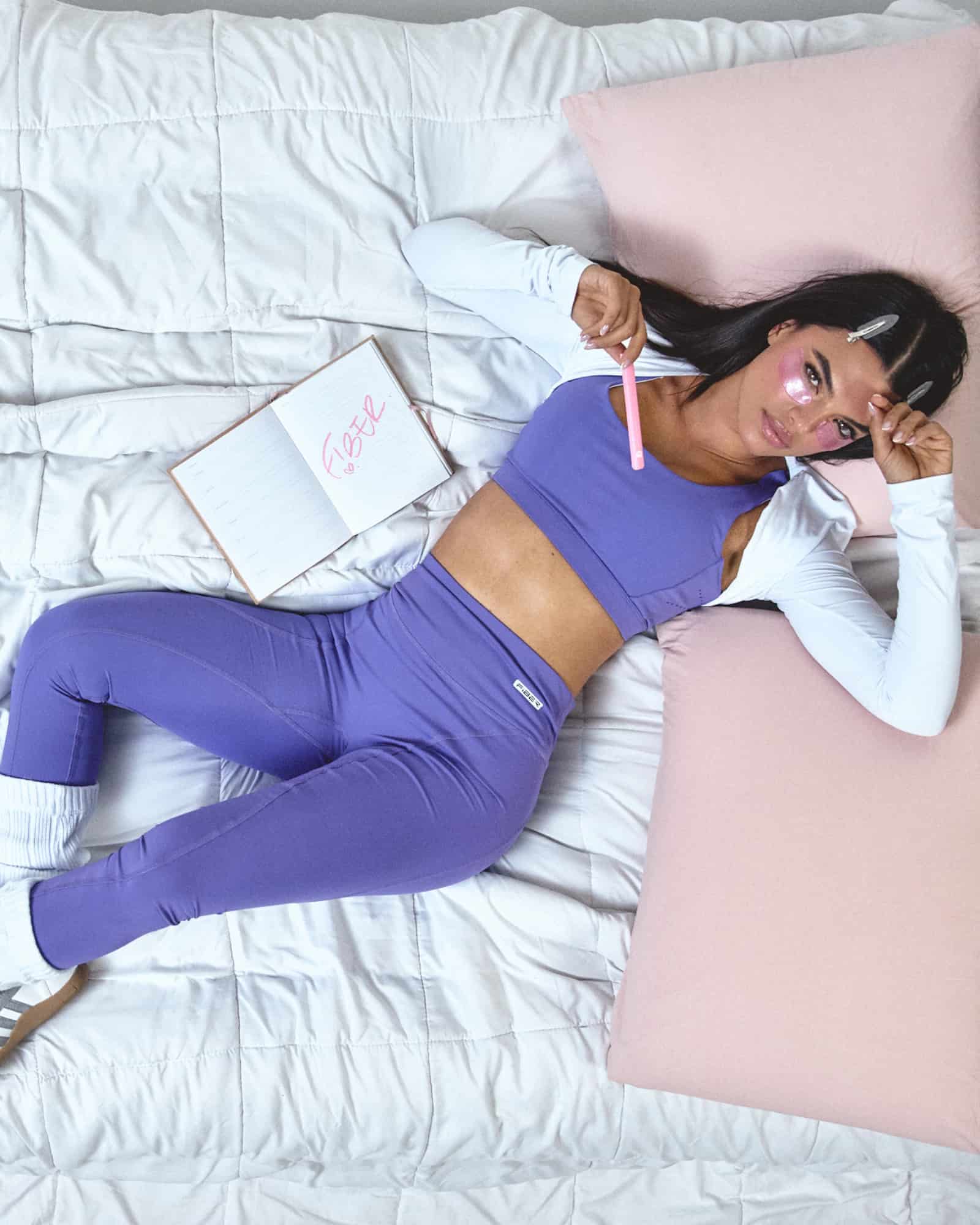 Leggings sculpt glow morado passion genuina - miniatura 1