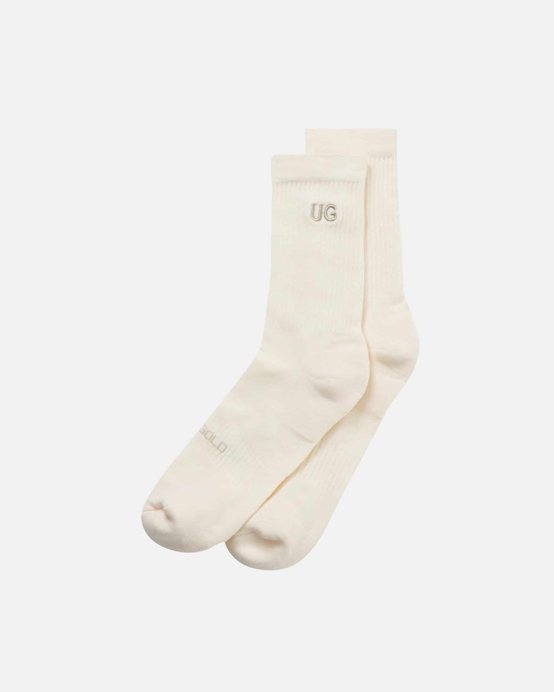 Basics Embroidered UG Socks Cream - miniatura 1