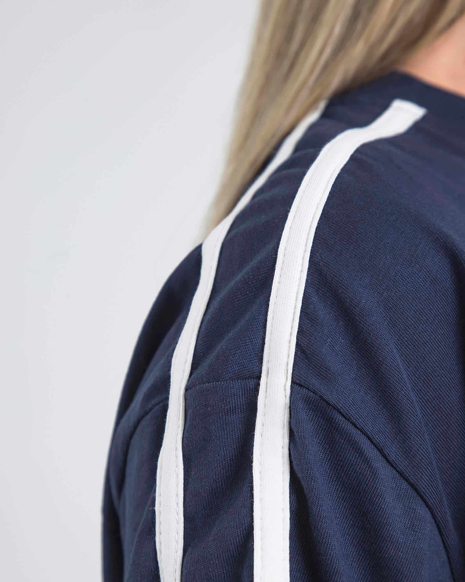 Camiseta oversize chillin azul navy lumen FIBER - miniatura 8