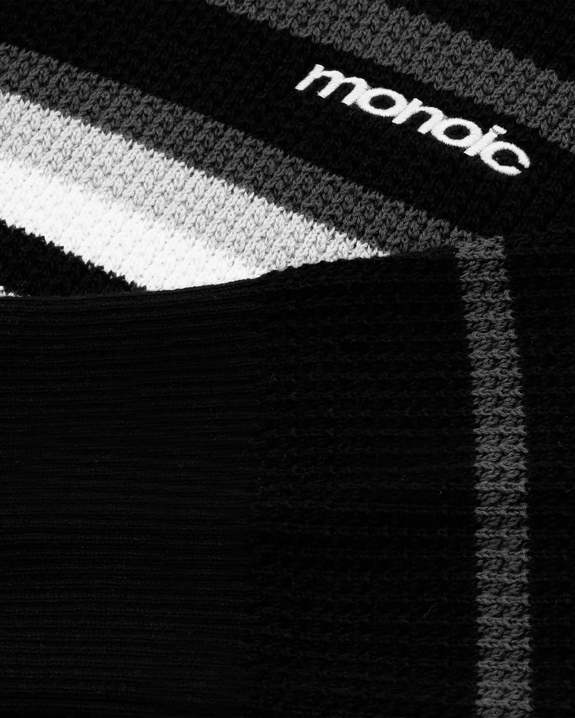 Striped Knitwear Sweater – Negro, Crema y Gris - miniatura 4