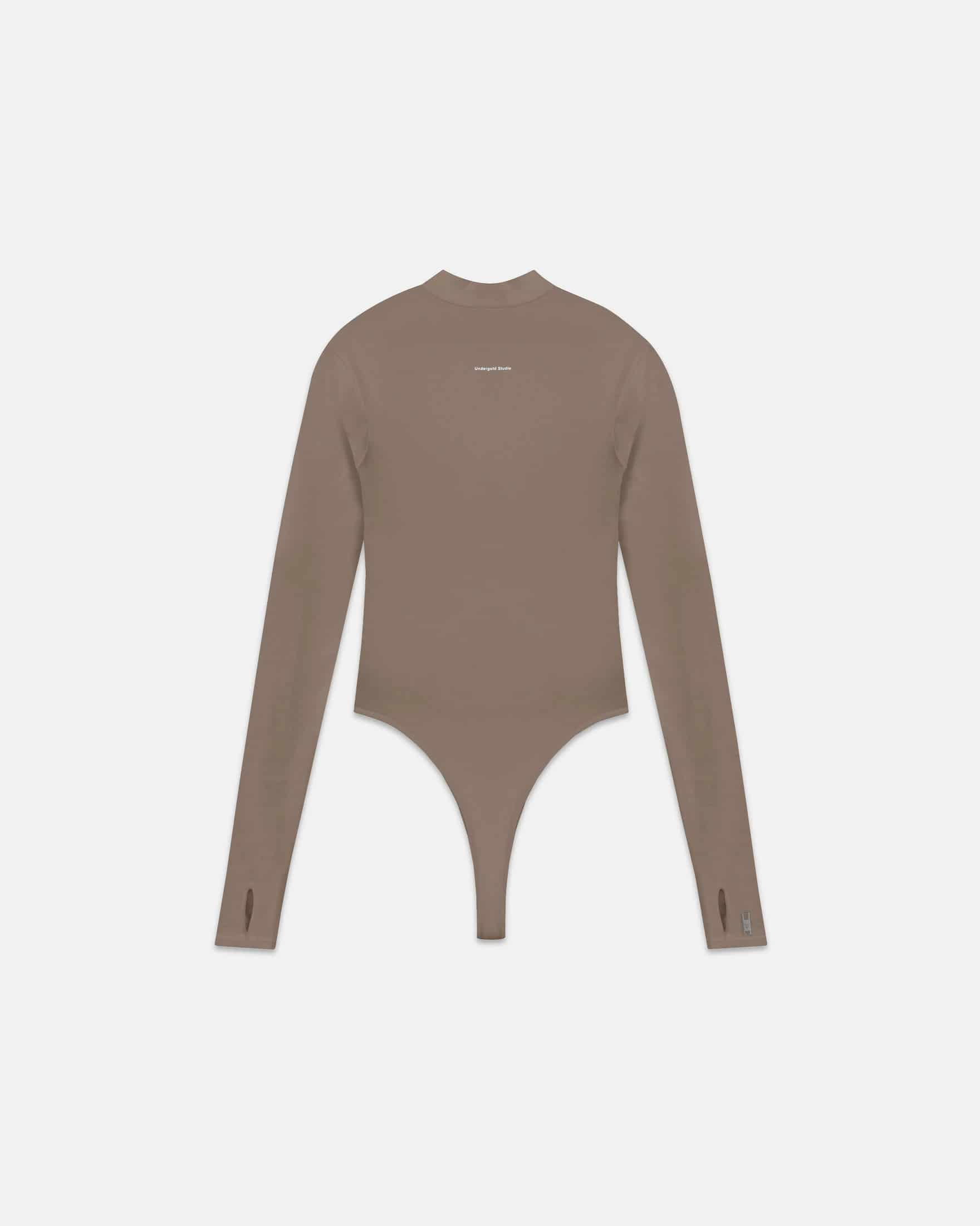 Body Line Undergold Studio Turtleneck Bodysuit Brown - miniatura 1