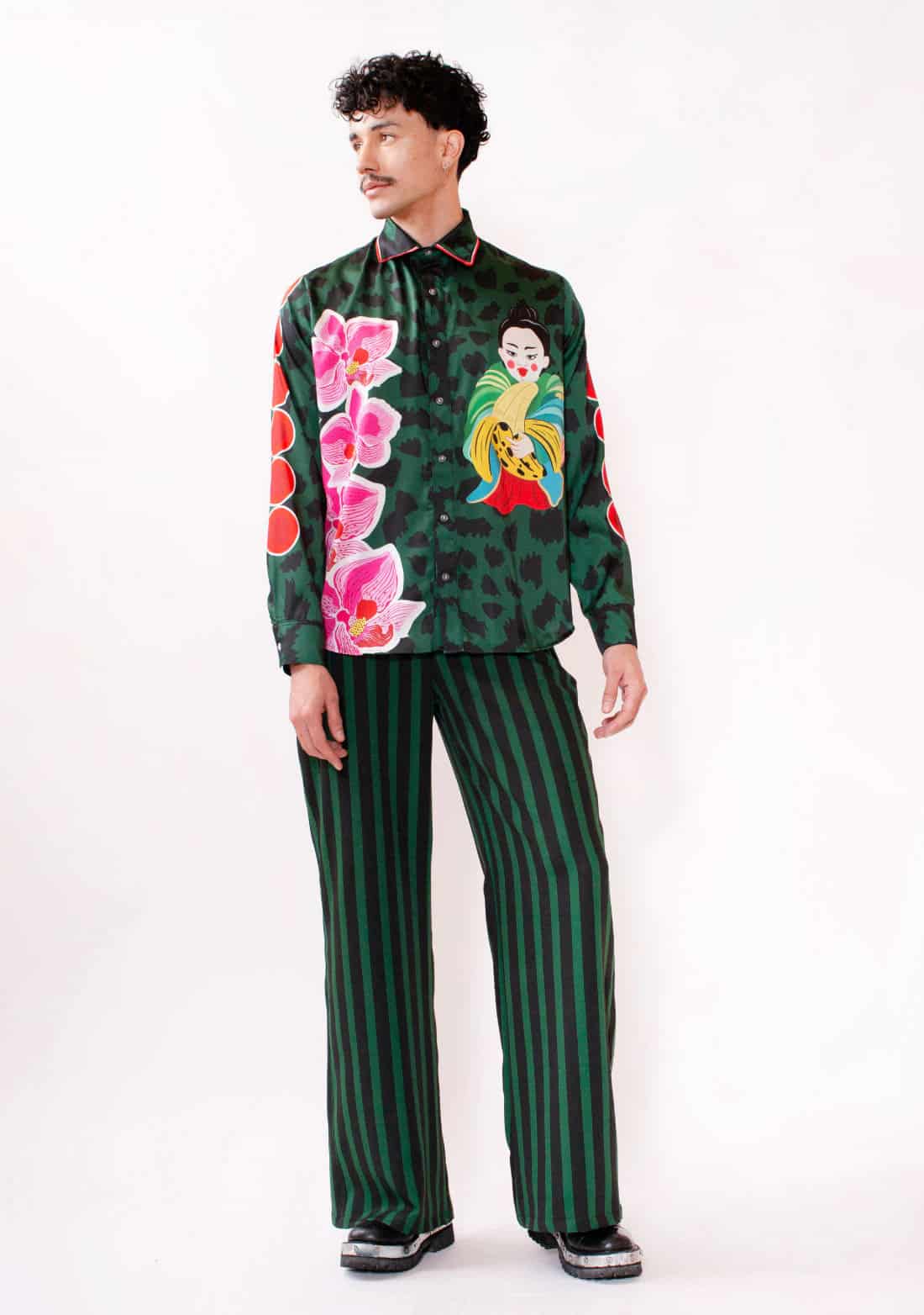 Pantalón Unisex / Ilustración Dinastía Tropical - miniatura 2