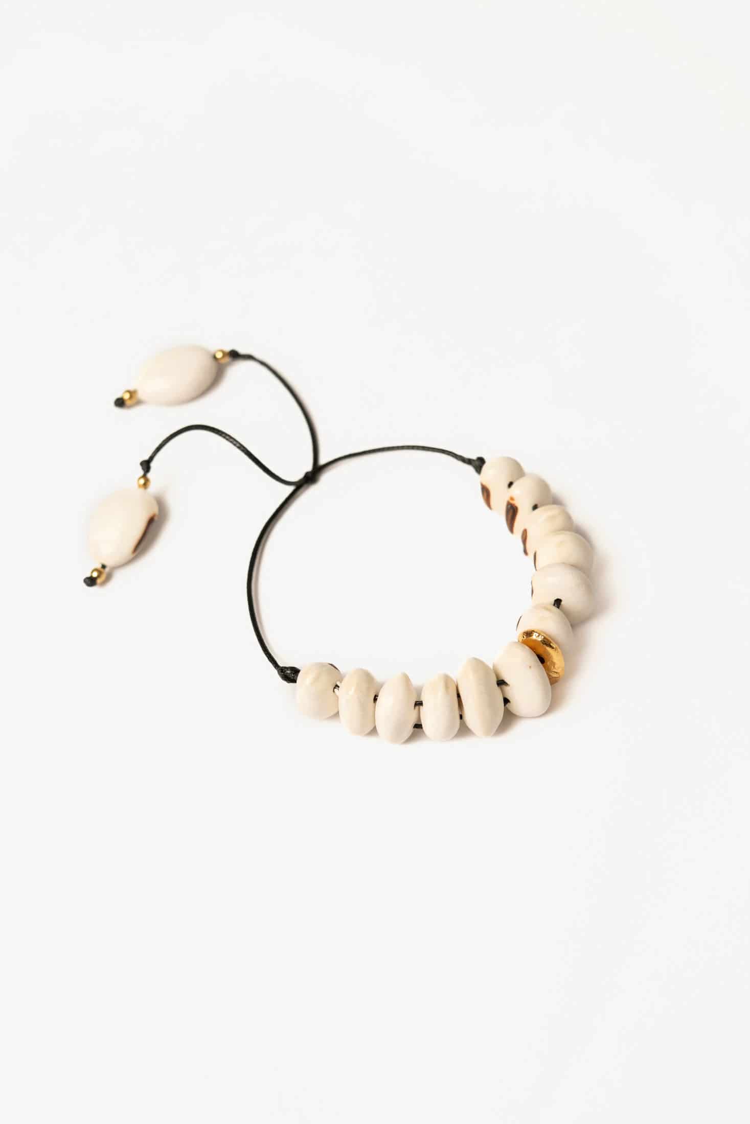 Pulsera Siembra Oro Frijol Blanco - miniatura 1