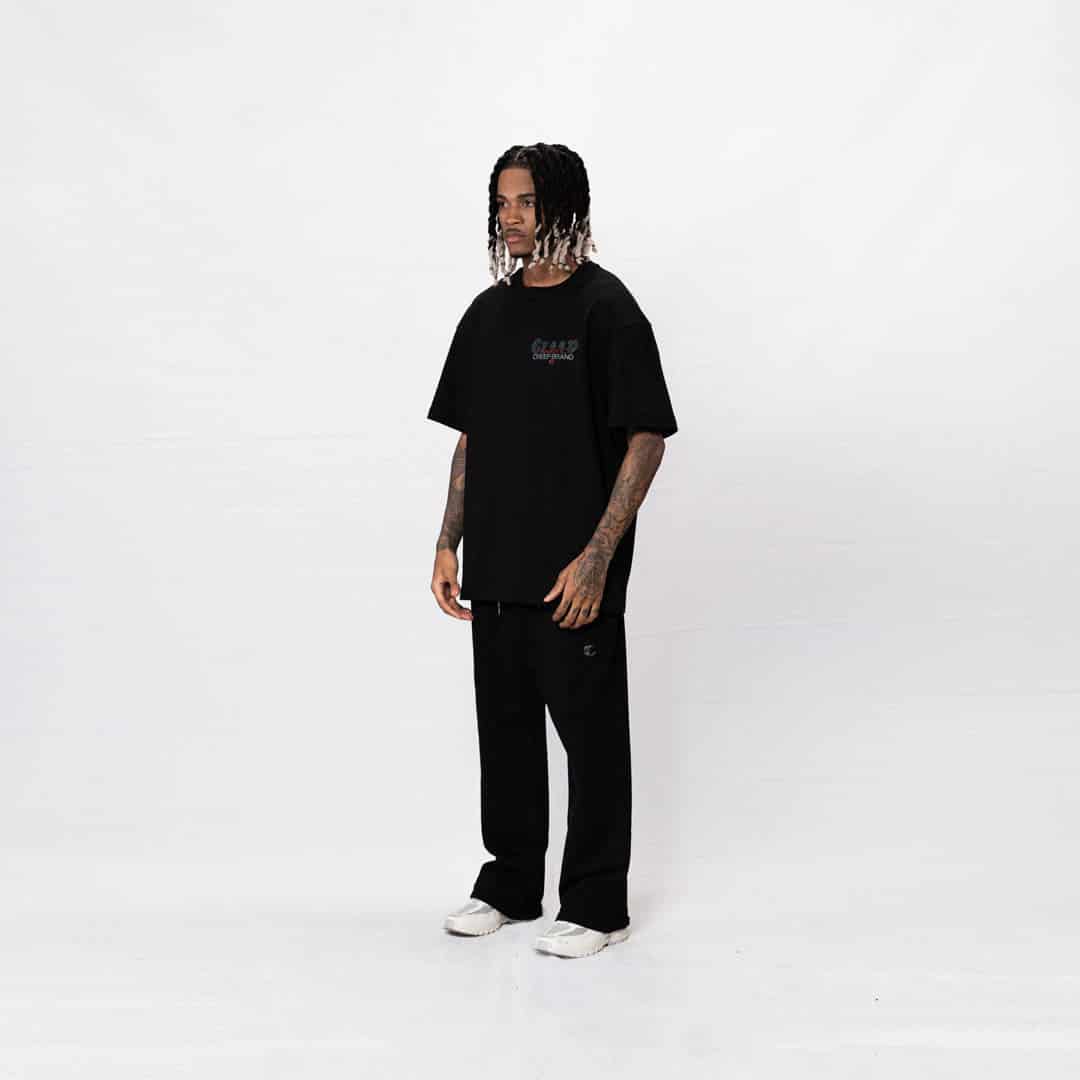Sudadera Streetwear Negra | Basics Chrome - miniatura 4