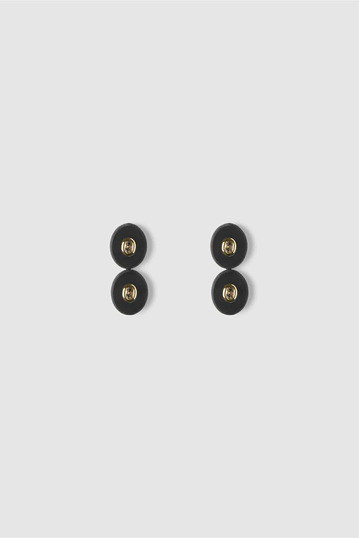 LIQUORICE - M EARRINGS + PENDANT - miniatura 1