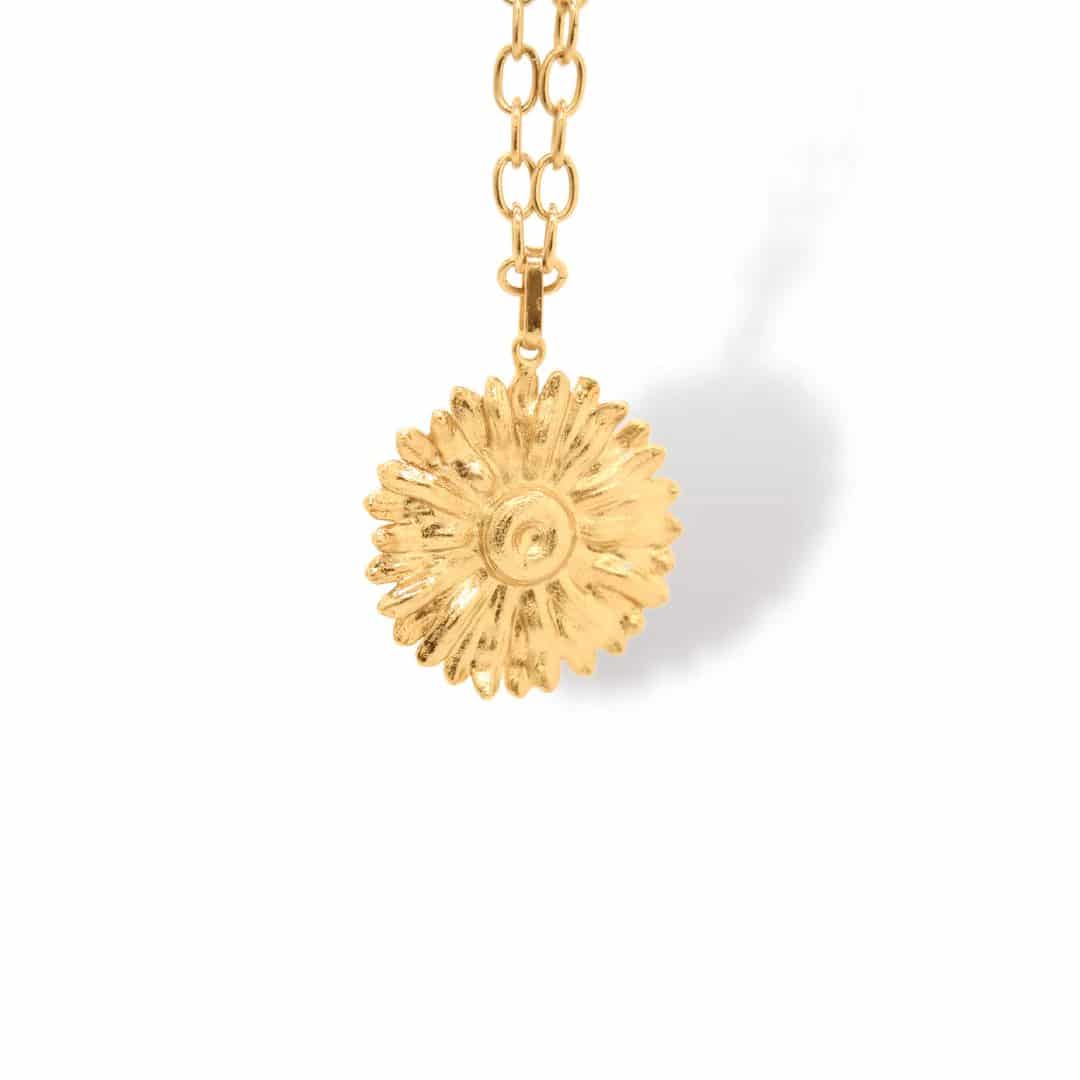 Cadena con flor de margarita grande - miniatura 2