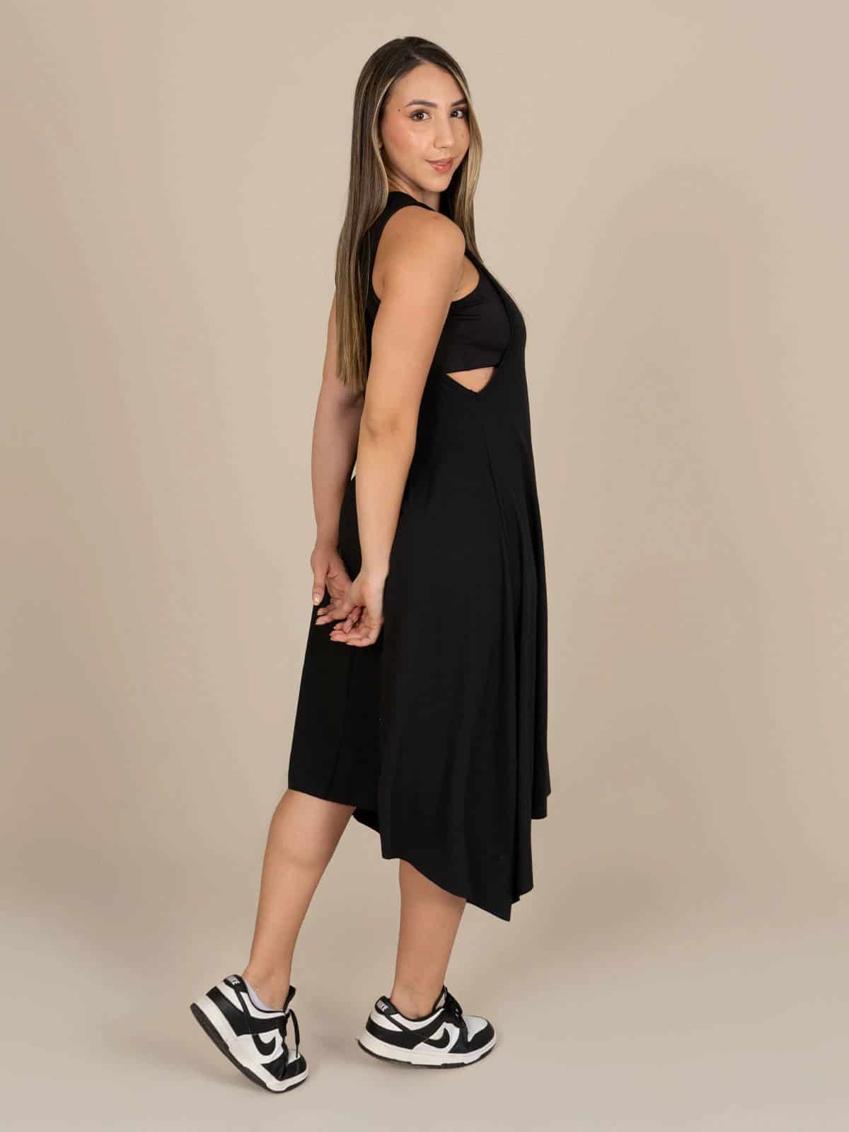 Vestido danila melon negro - miniatura 7