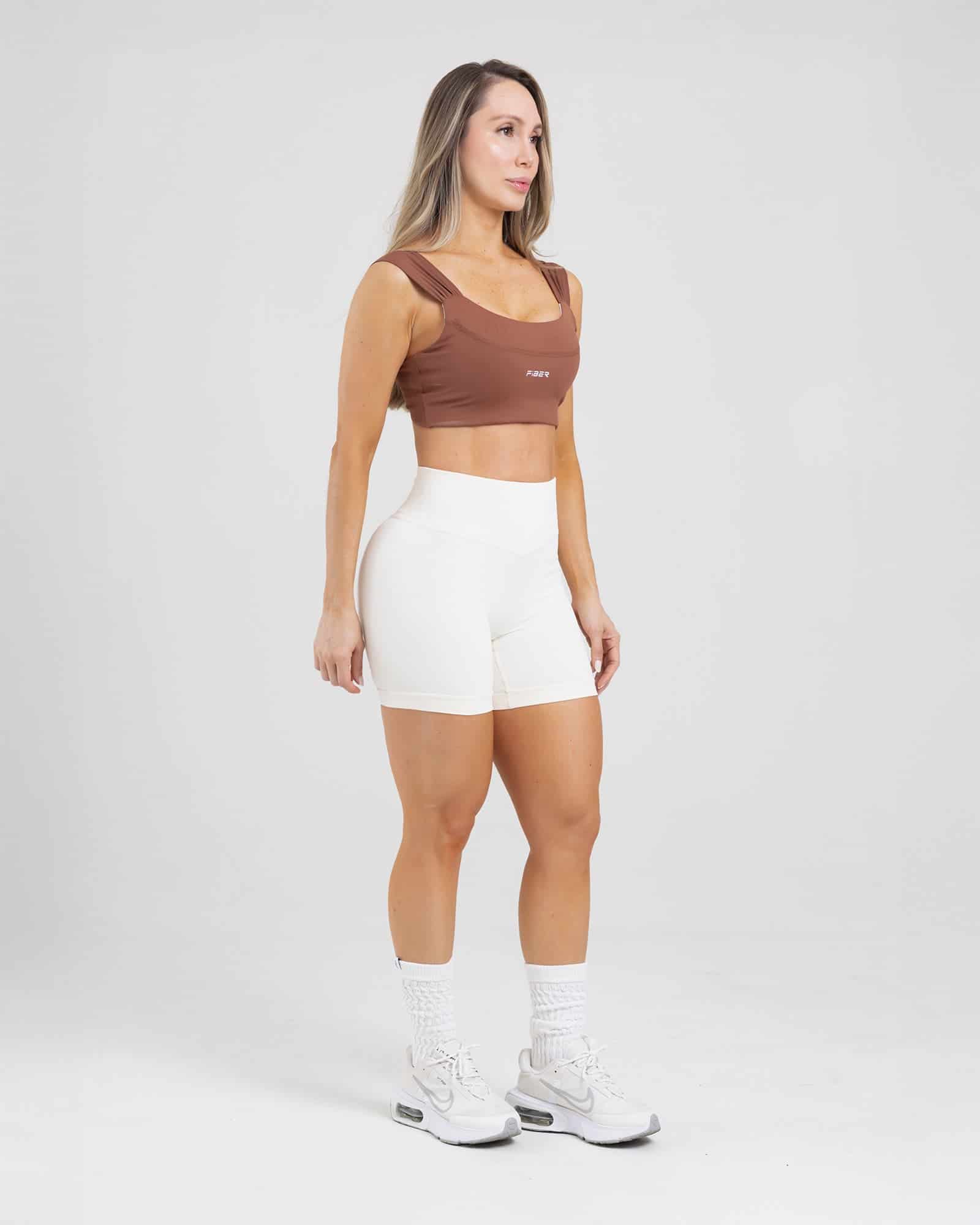 Short seamless marfil dolce FIBER - miniatura 1