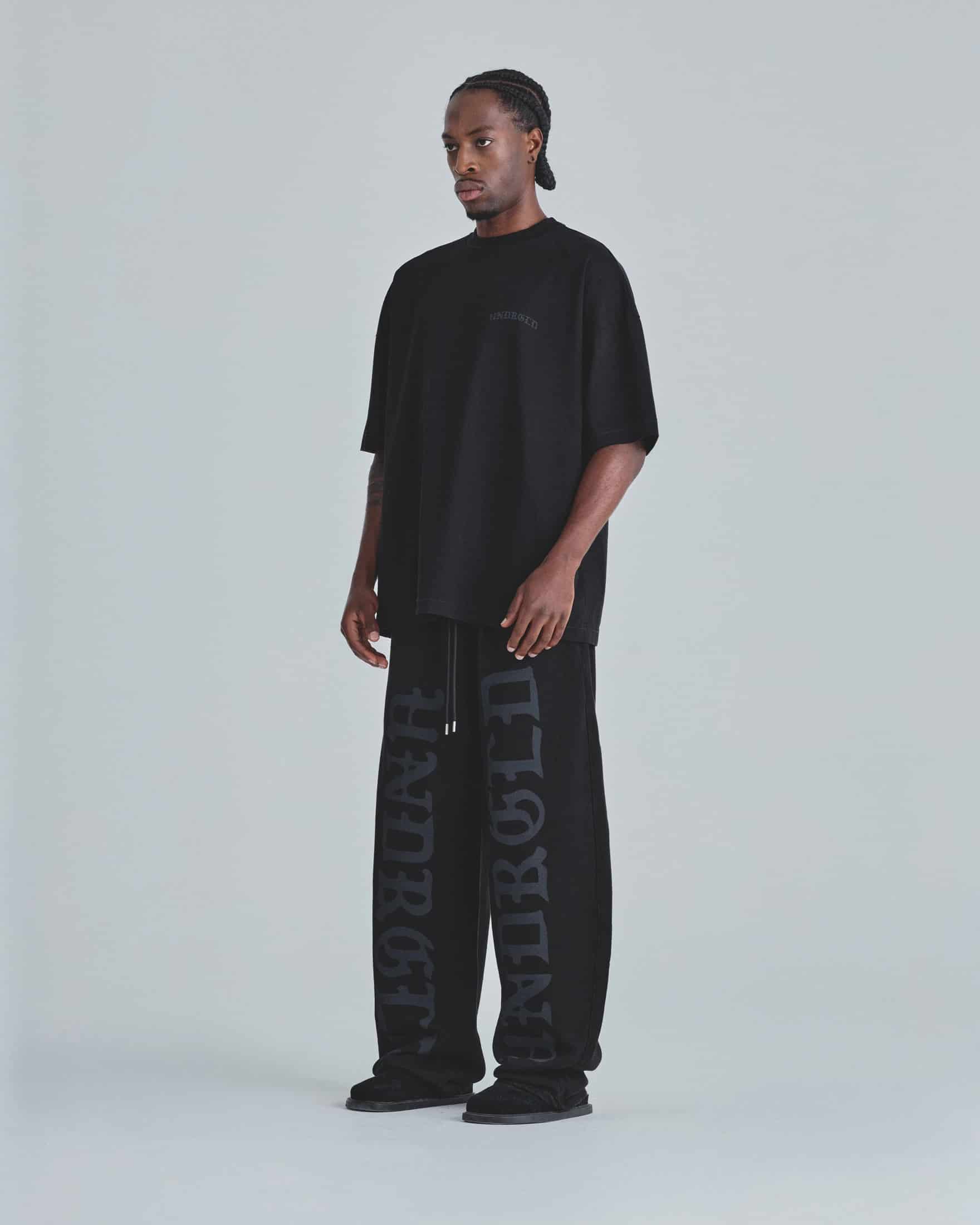 Line Gothic Straightpants Black - miniatura 5