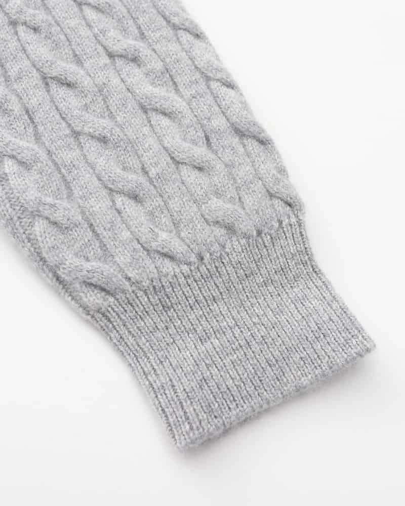 100% Cashmere Woven Half Zip - miniatura 15