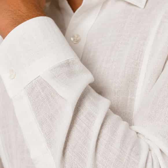 CAMISA ML 55% LINO 45%ALGODON HOMBRE - miniatura 7
