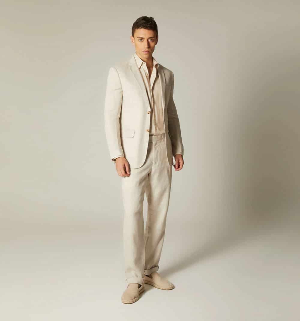 Blazer para hombre de lino - miniatura 1