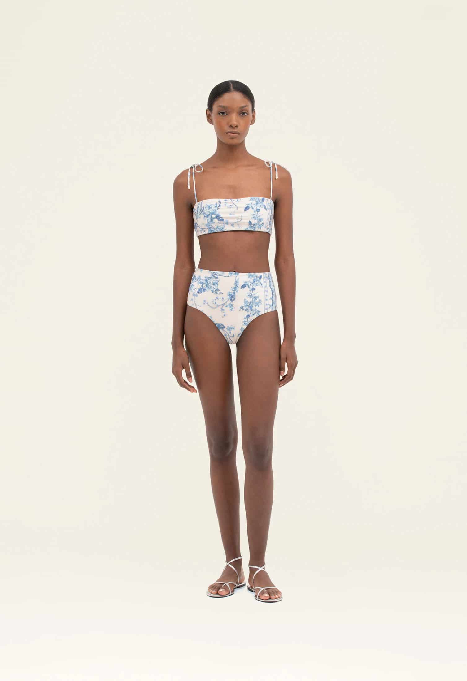 Magenta Bougainvillea Bikini Bottom - miniatura 2