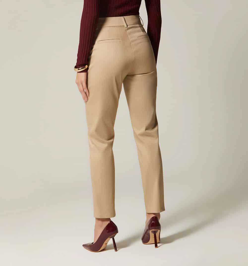 Pantalon tiro alto detalle en pretina - miniatura 4