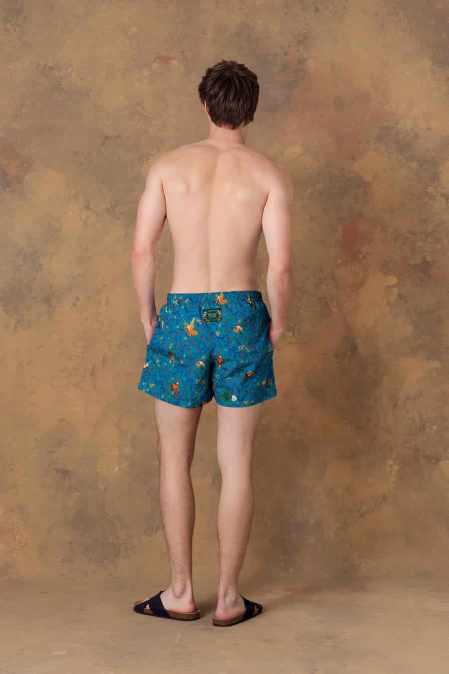 Men's swim trunk delphos teal - miniatura 2