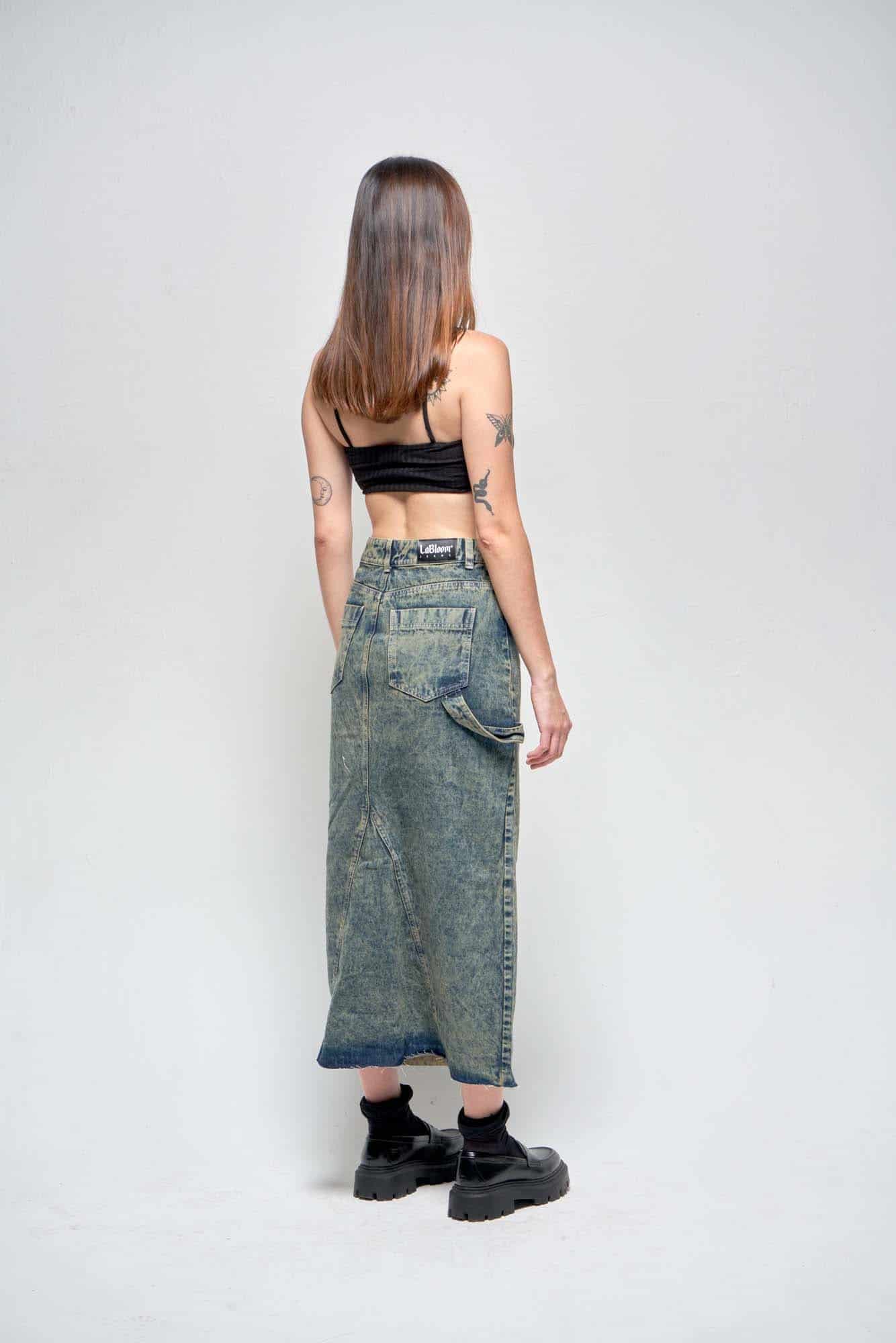 LAYLA DENIM SKIRT - miniatura 5