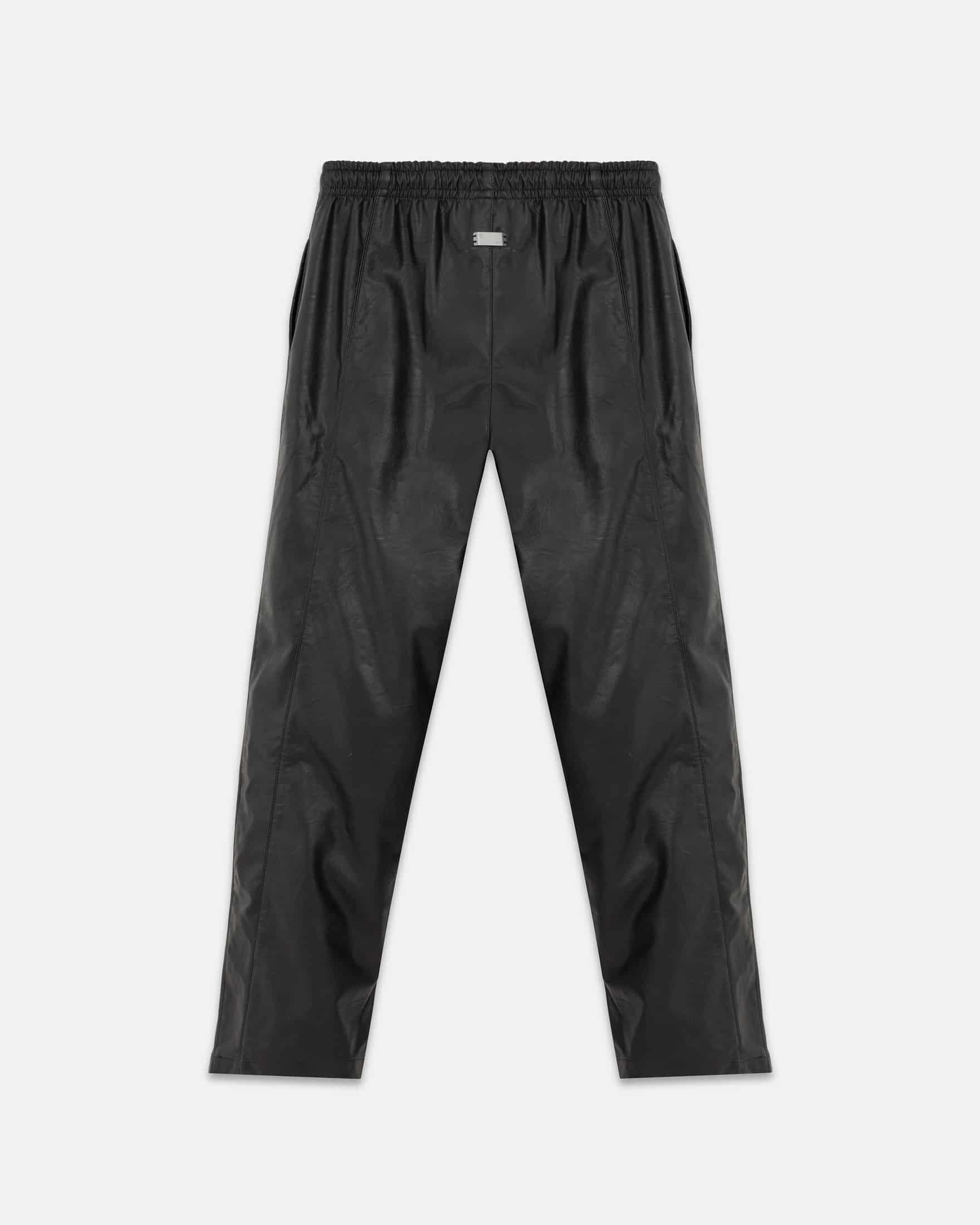 Basics Synthetic Straight Pants Black - miniatura 3