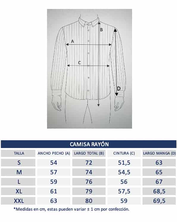 Camisa Navy en rayón - miniatura 6