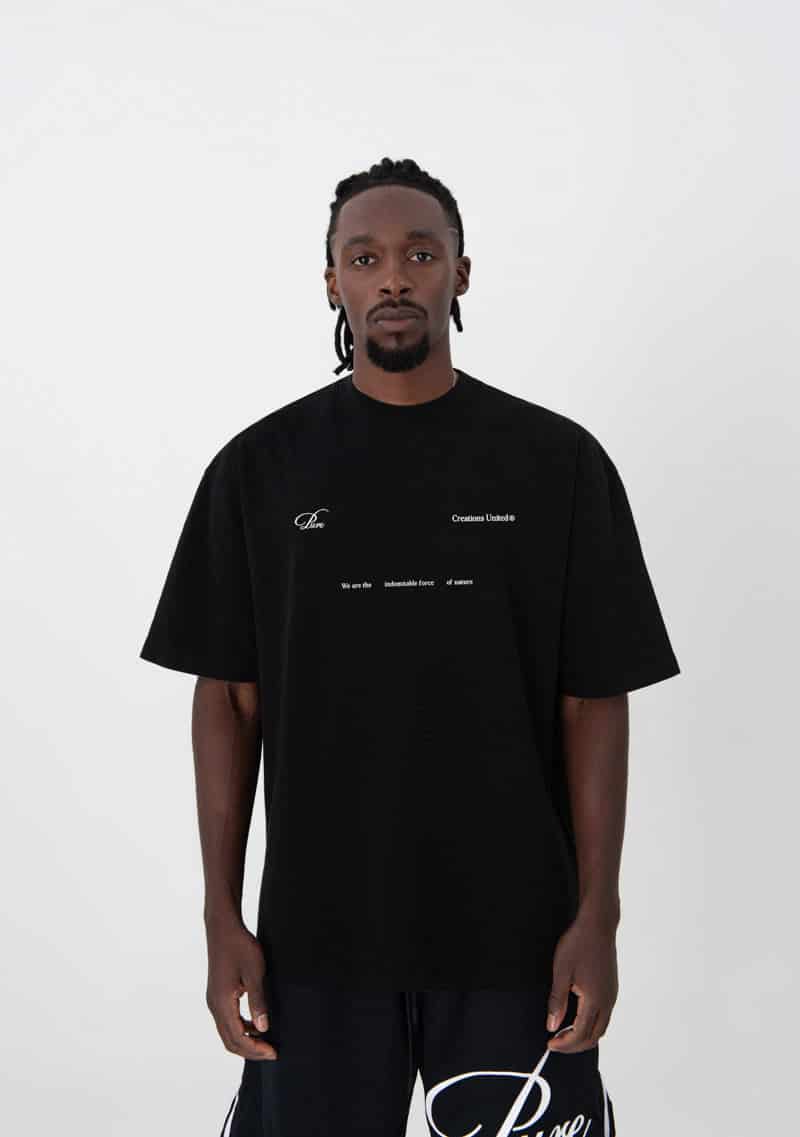 Uncontrolled black t-shirt - miniatura 3