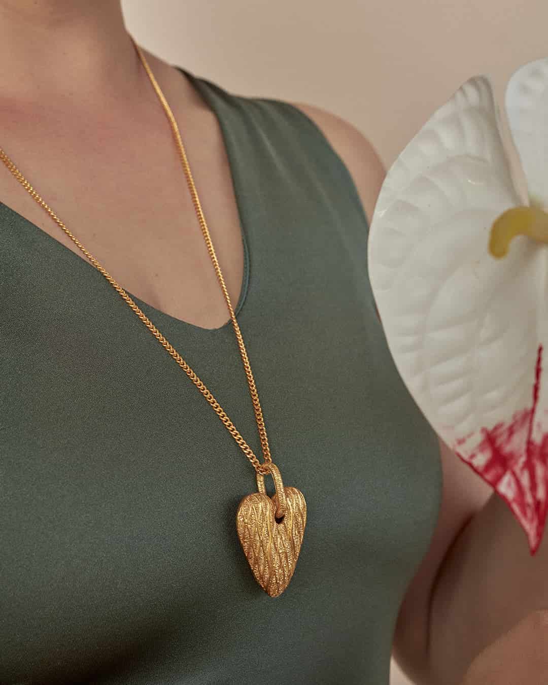 Maxi Onda Heart Necklace - miniatura 3