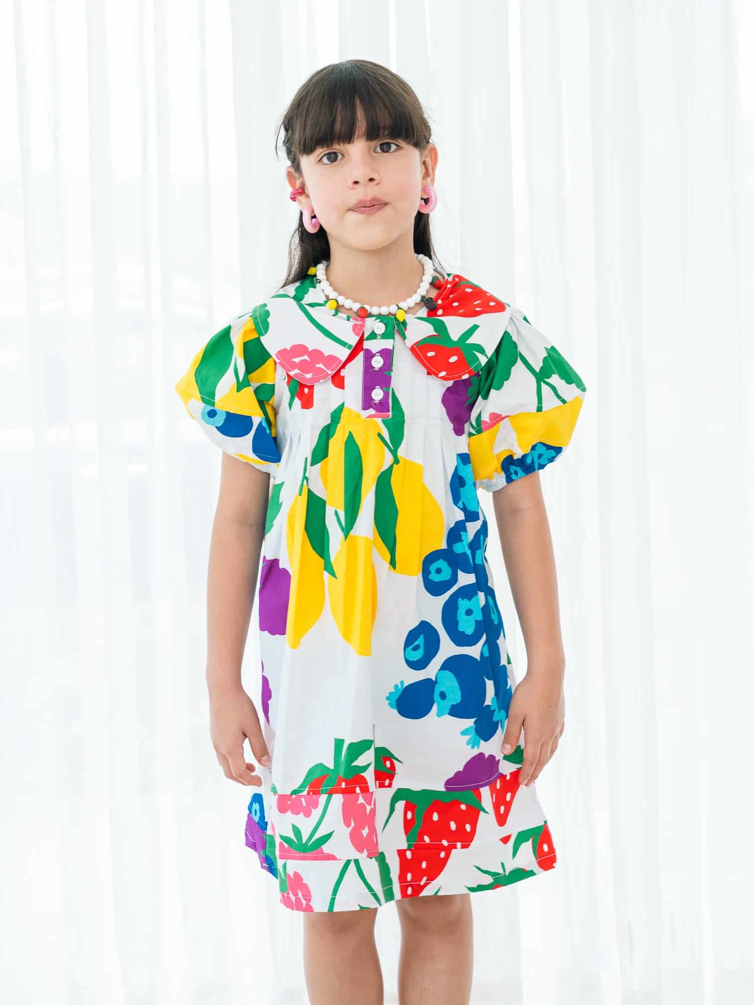 Vestido Puff Tutti Frutti - miniatura 1