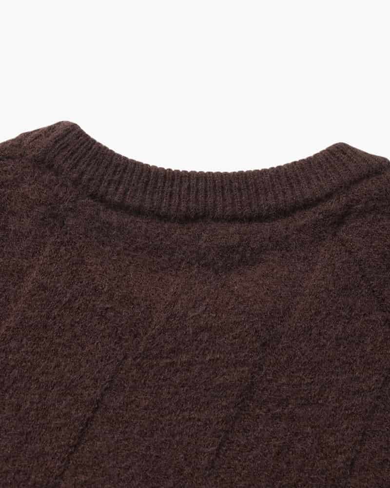 Diamond Knit Crewneck Sweater - miniatura 19