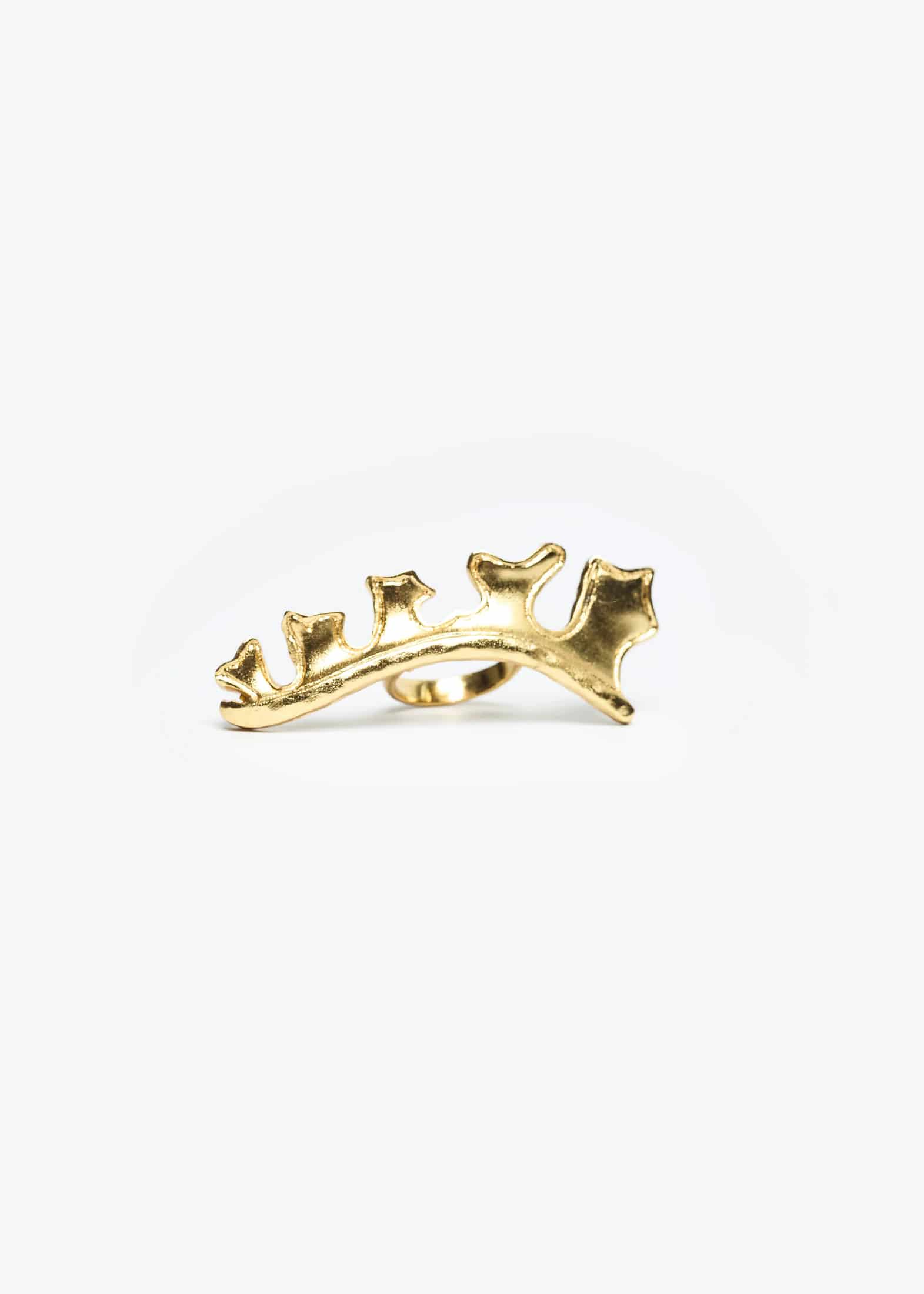 CLOSED EYE PETAL RING - miniatura 1