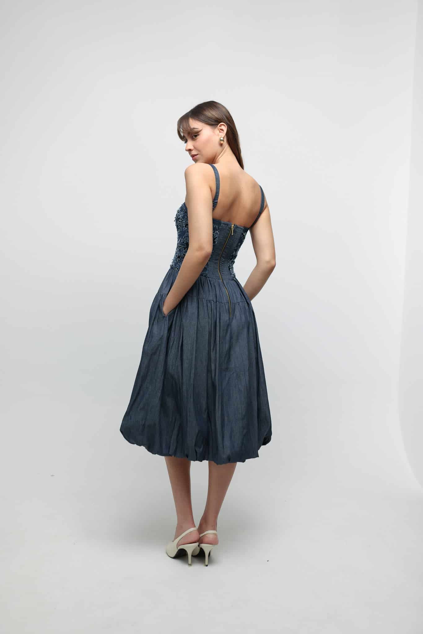 DORIEL MIDI DRESS - miniatura 3