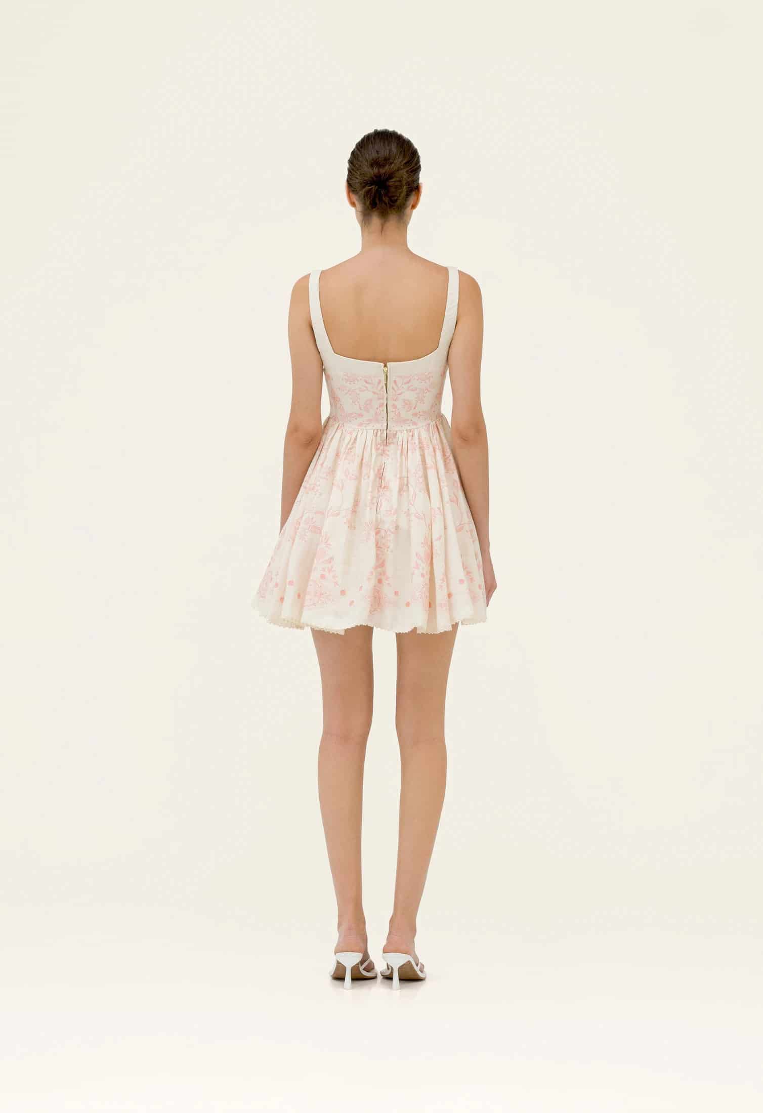 Hierbabuena Floritura Mini Dress - miniatura 4