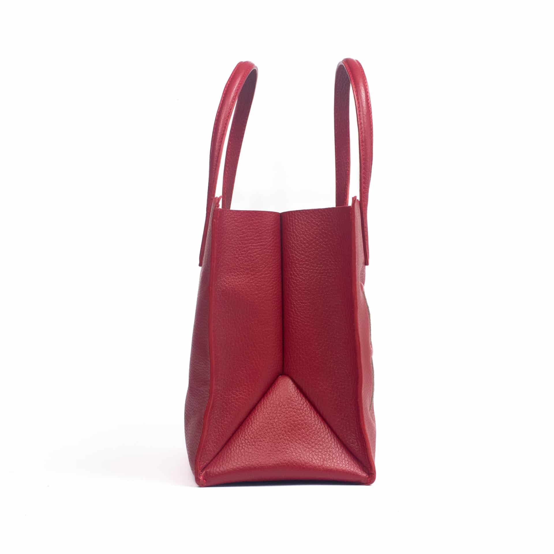 Paper Bag SHORT - Burgundy x Chocolate - miniatura 3
