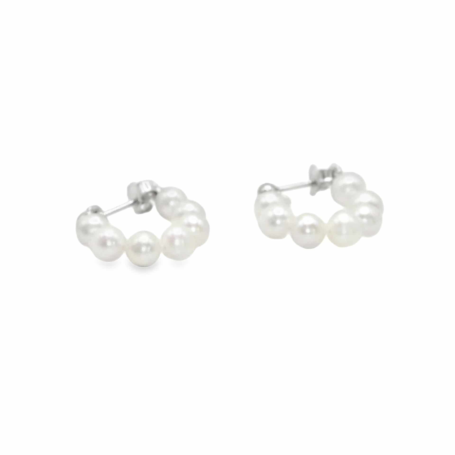 Everyday Pearl Hoops - miniatura 1